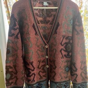 Handmade in Peru Alpaca sweater boho beauty